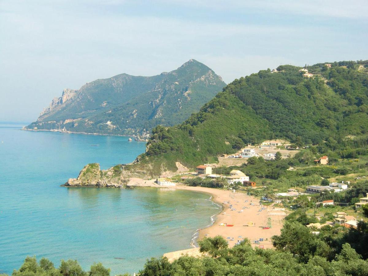 Large Apartment By The Pool - Pelekas Beach, Corfu Eksteriør bilde