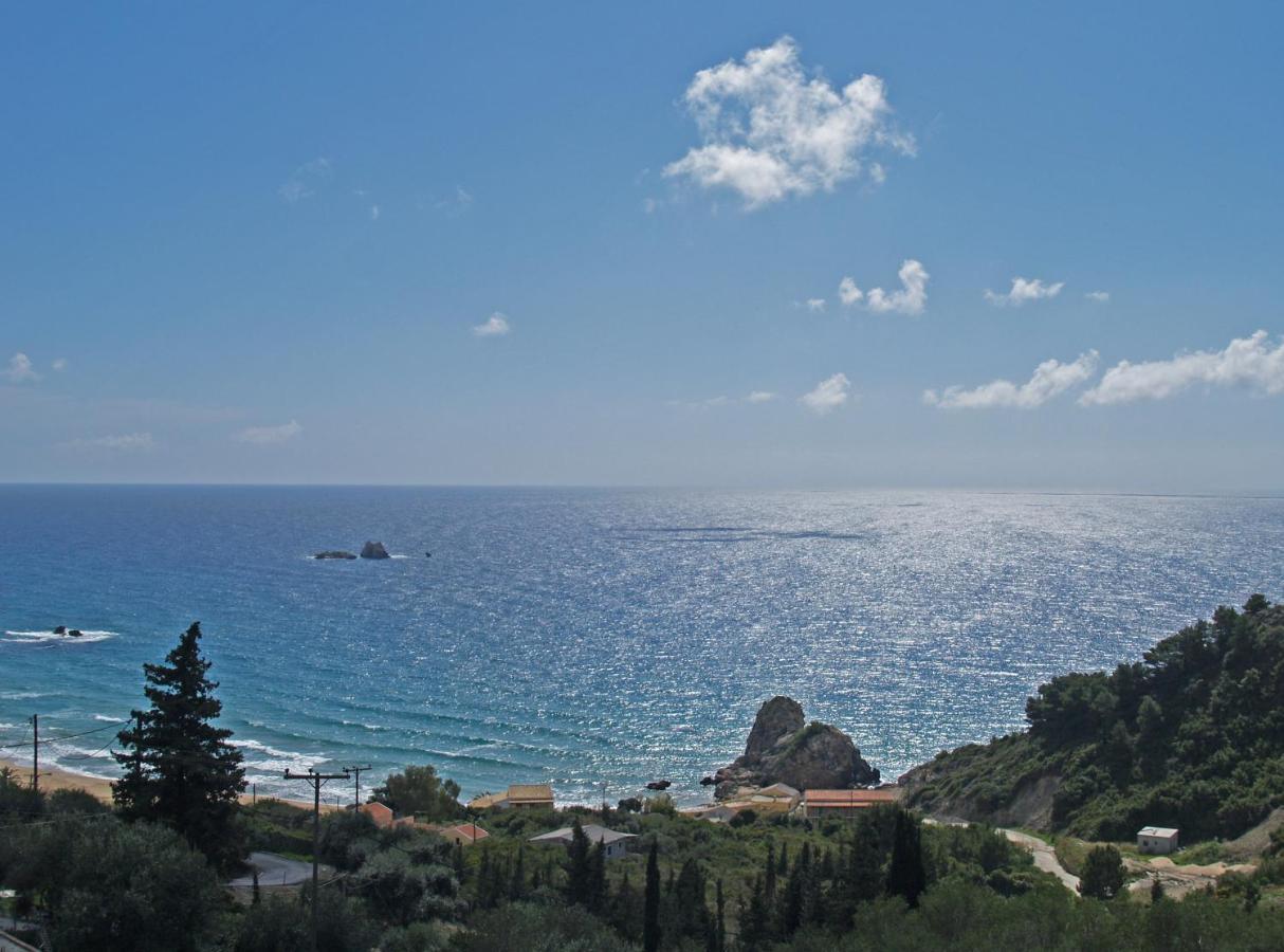 Large Apartment By The Pool - Pelekas Beach, Corfu Eksteriør bilde
